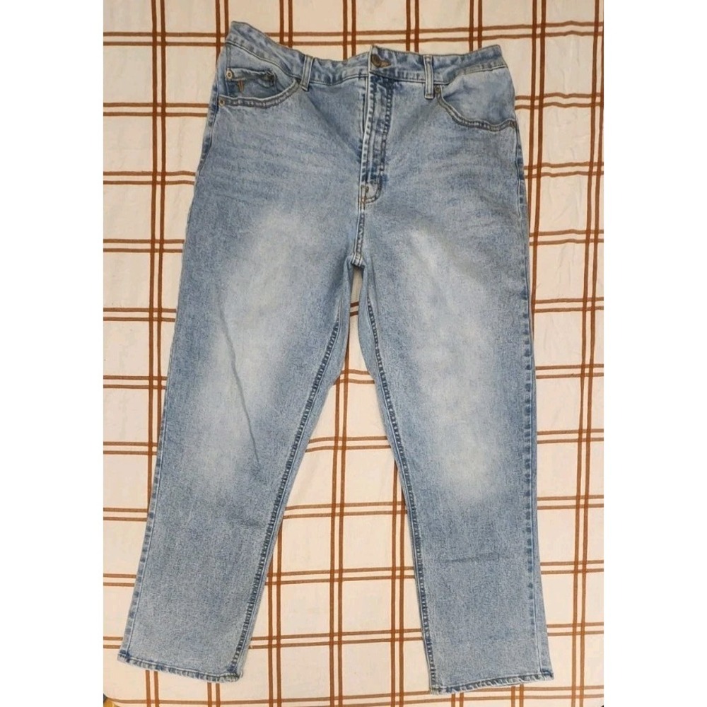 Frye Denim Jeans Adult Womens Size 12/31 Light Blue Wash High Rise Straight Leg‎